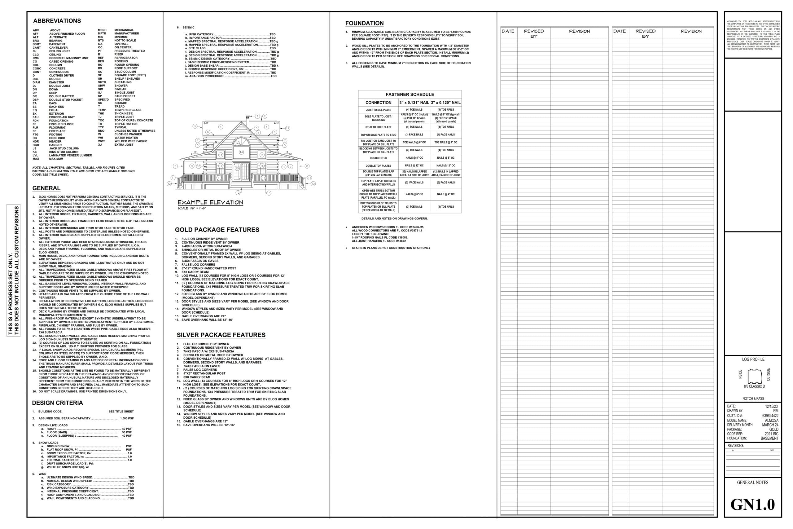 General Notes