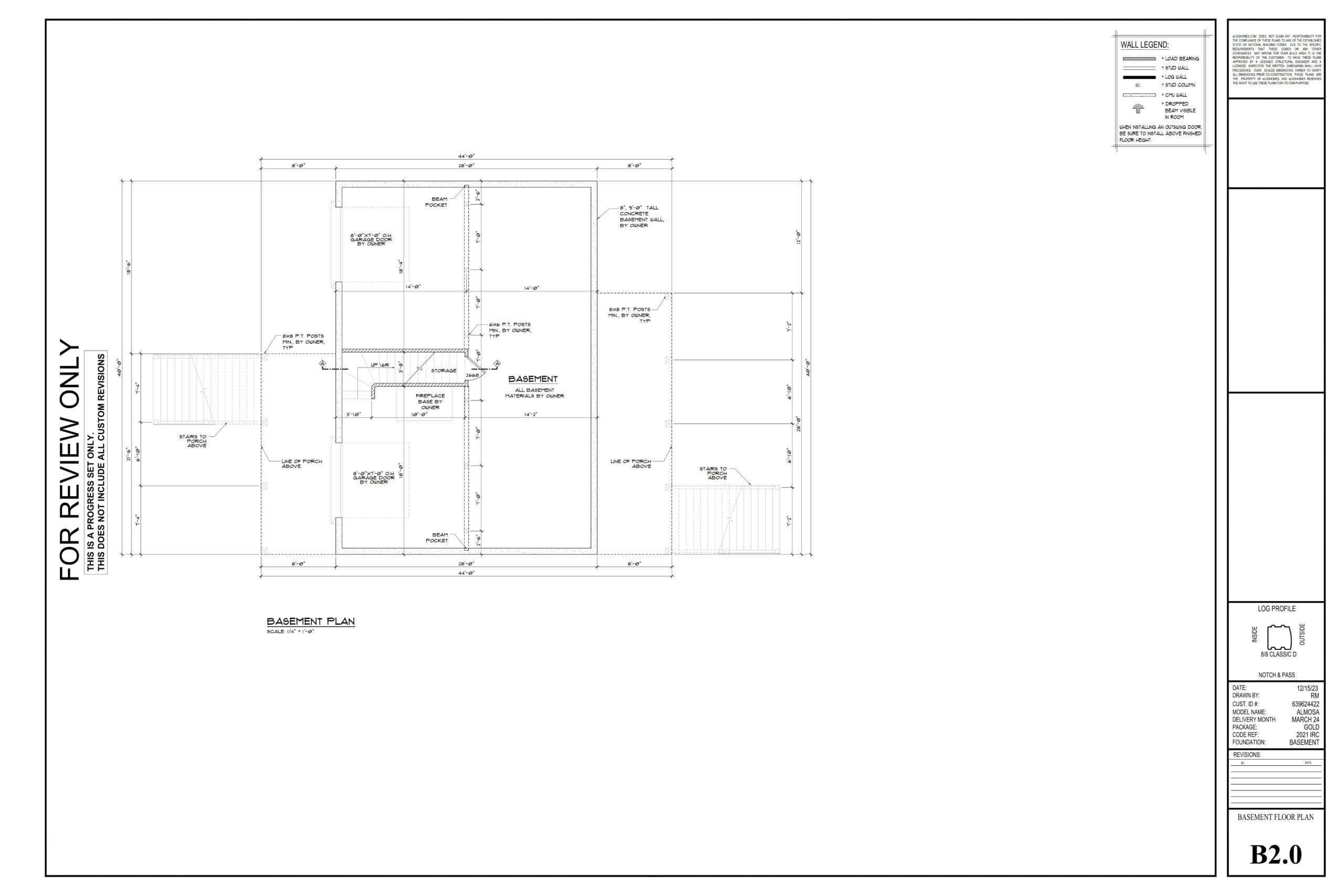 Basement Floor Plan